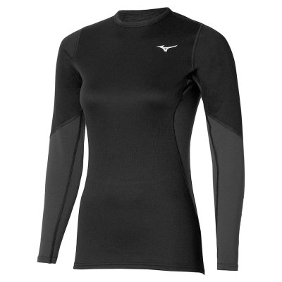 Baselayer Mizuno Merino Wool Crew Mujer - Negros - Chile M590GPWMEQ